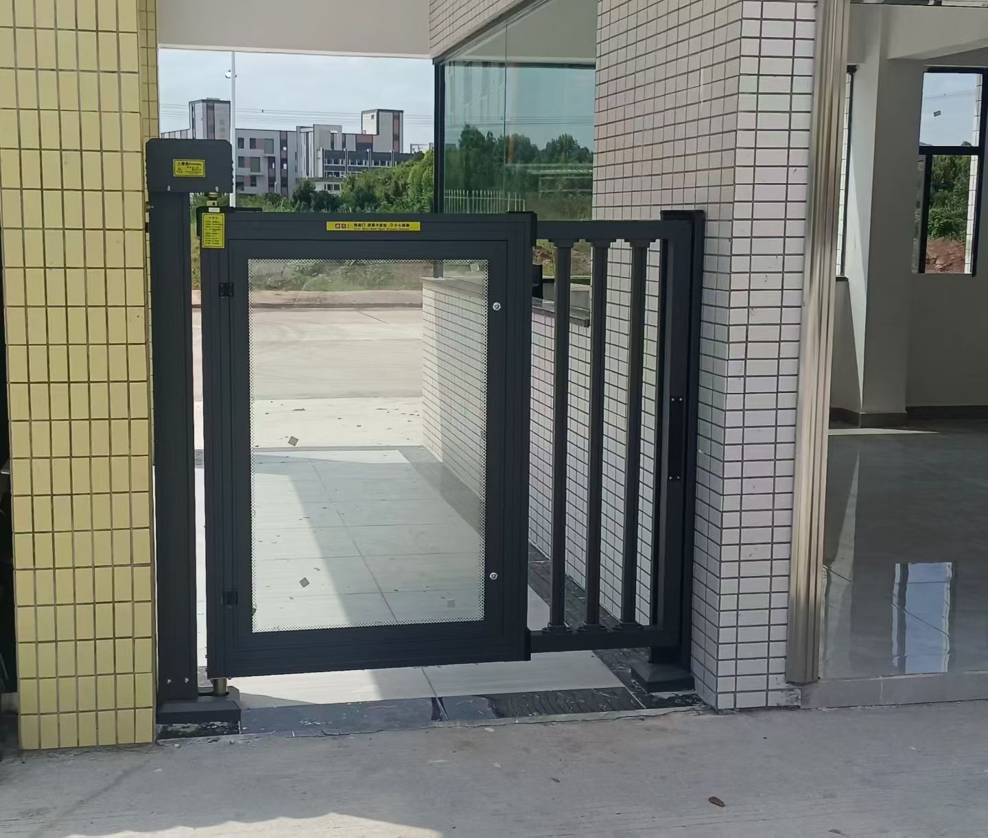 鄂州市停车场收费系统不锈钢岗亭 - 方案